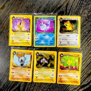 Og WOTC base team rocket dark Pokémon lot
